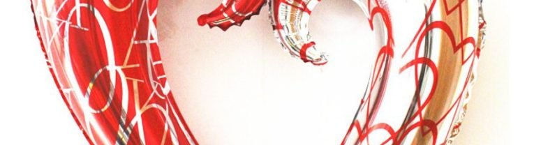 Love Heart Helium Balloon بالون قلب حب